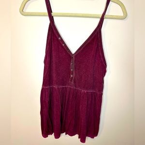 American eagle purple tank size small